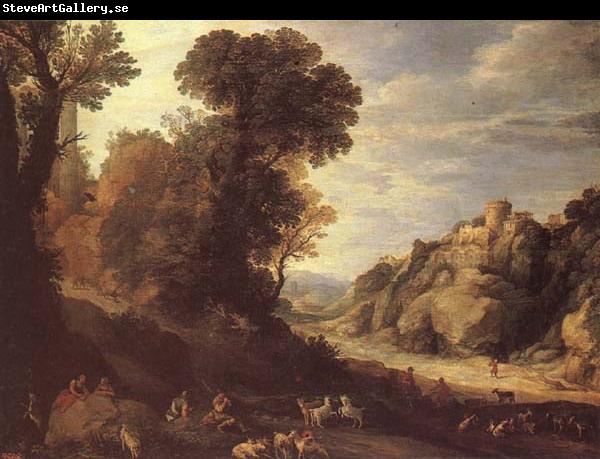 Barend Cornelis Koekkoek Mountain Landscape